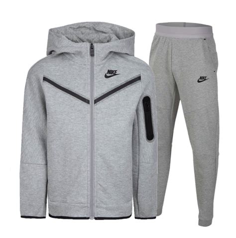 nike fleece tech grijs kids